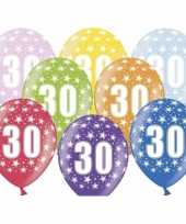 30e verjaardag ballonnen met sterretjes