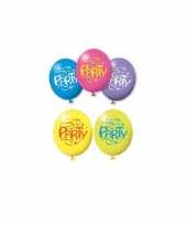 6x stuks verjaardag party ballonnen