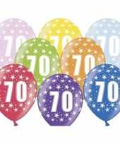 70e verjaardag ballonnen met sterretjes
